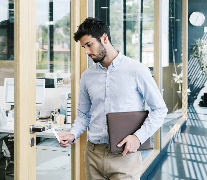 Assa Abloy Aperio wireless access control with online and offline features