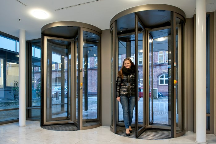 Interlocking doors for residential