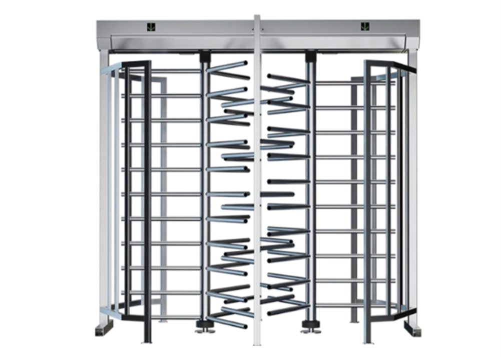 Gastop BL Dual Cage reliable pedestrian dual cage full height turnstile