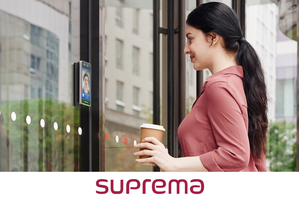 Suprema biometric access control technology partner